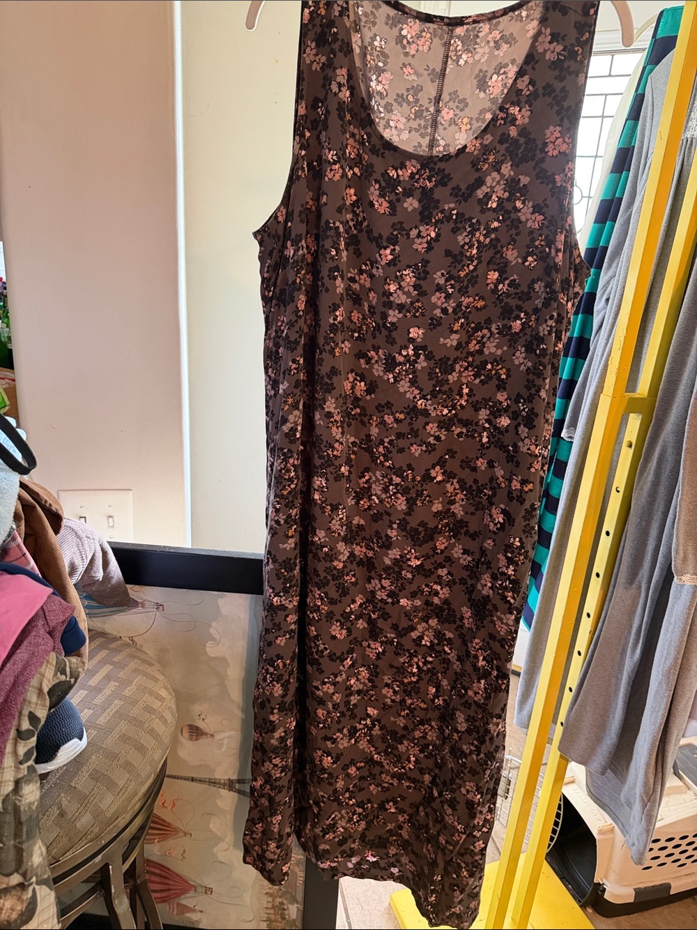 Jill J Sleeveless Black Floral MaxiDress - Elegant Everyday Style